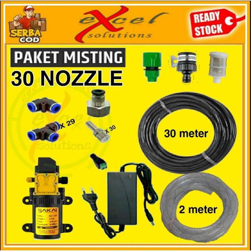 PAKET KABUT EMBUN MISTING 30 NOZZLE