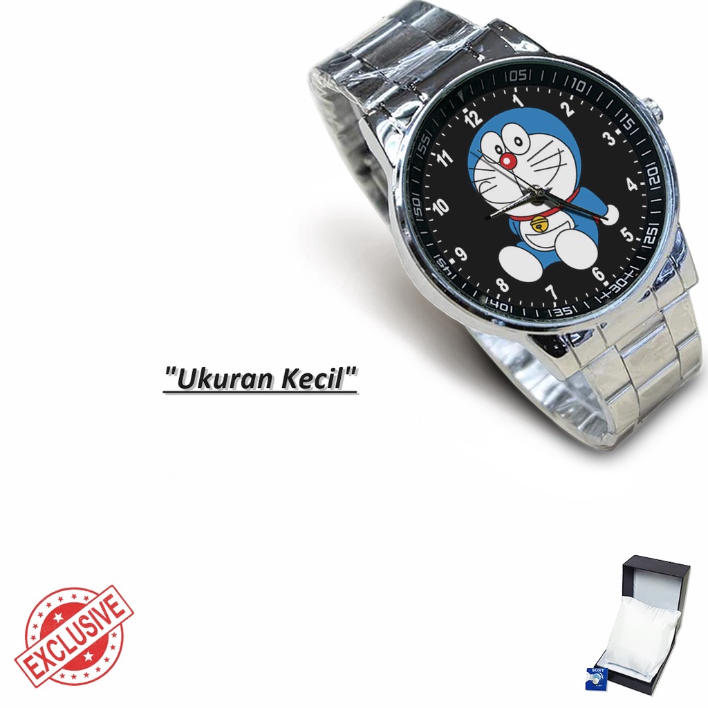 Jam Tangan Rantai Couple DORAEMON MOTIF - 1 (Special)