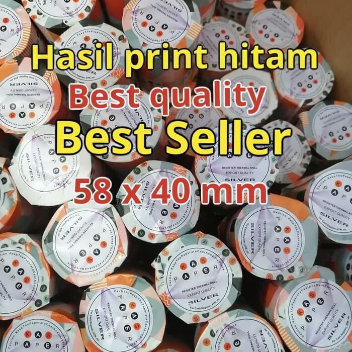 

Grosir Kertas Thermal paper Roll 58 x 40 Khusus Elegan