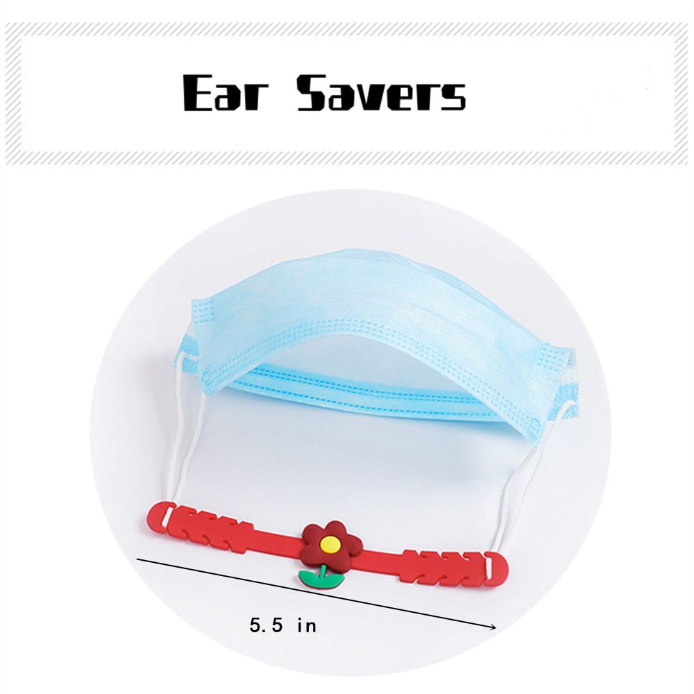 TOP Cute protection Extender Strap Anti-Tightening Cartoon protection Hook Ear Pain Relieved Facial protection Buckle For All Facial protection Adjustable Ear Savers For Kids