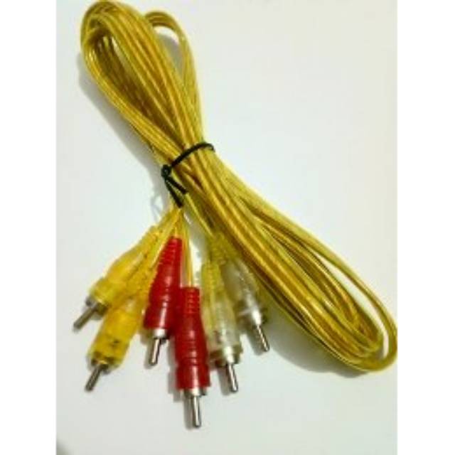 Kabel rca 3 jalur#panjang 1.8m