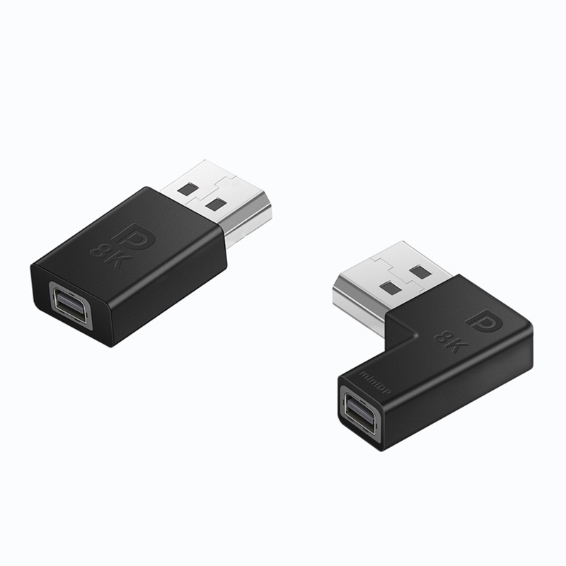 Btsg 8K Mini DP to DisplayPort 1.4 Adaptor Mini DP Female to DP Male 60Hz Converter