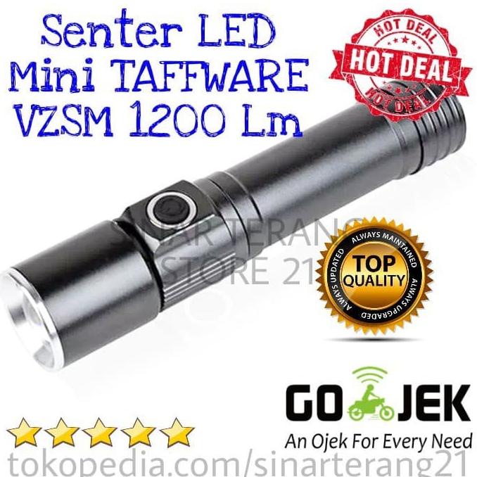 '+'+'+'+] AGA88 Senter LED VSZM Mini Pocket Magnet SWAT Waterproof Charge 18650