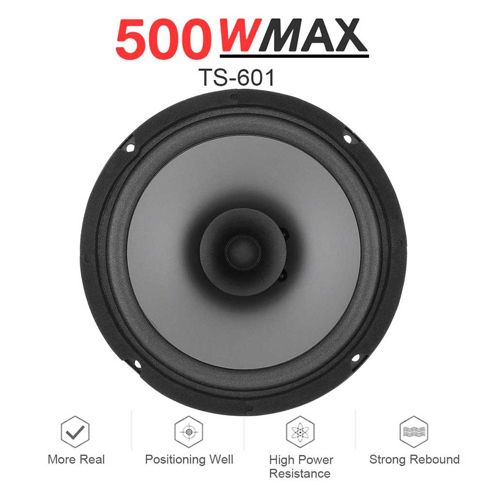 Speaker Mobil HiFi 6.5 Inch 500W 1 PCS  / Speaker Spiker Subwoofer Audio Salon Mobil Calya Agna Avanza Brio Bagasi Aktif Kolong / Speaker Pintu Mobil Bass Avanza Agna Agya Canter Calya Ertiga Carry Grandmax Honda Inova Panther Innova Jaz Kijang Murah