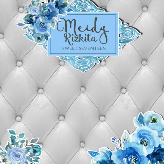 Backdrop Banner Spanduk Ulang Tahun Sweet Seventeen