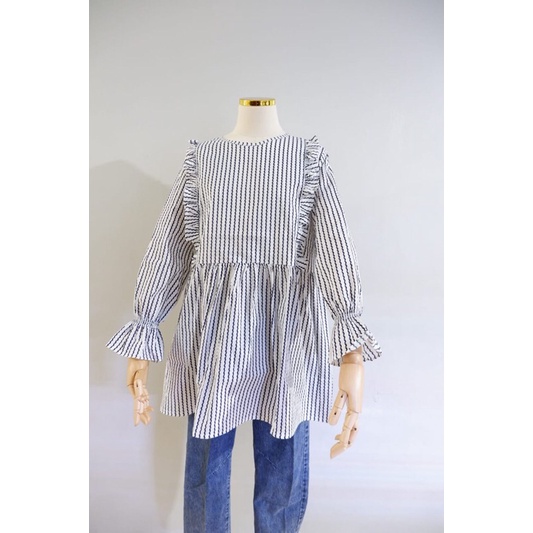 Baju Menyusui Midi Tunik Busui Nursing Wear Katun