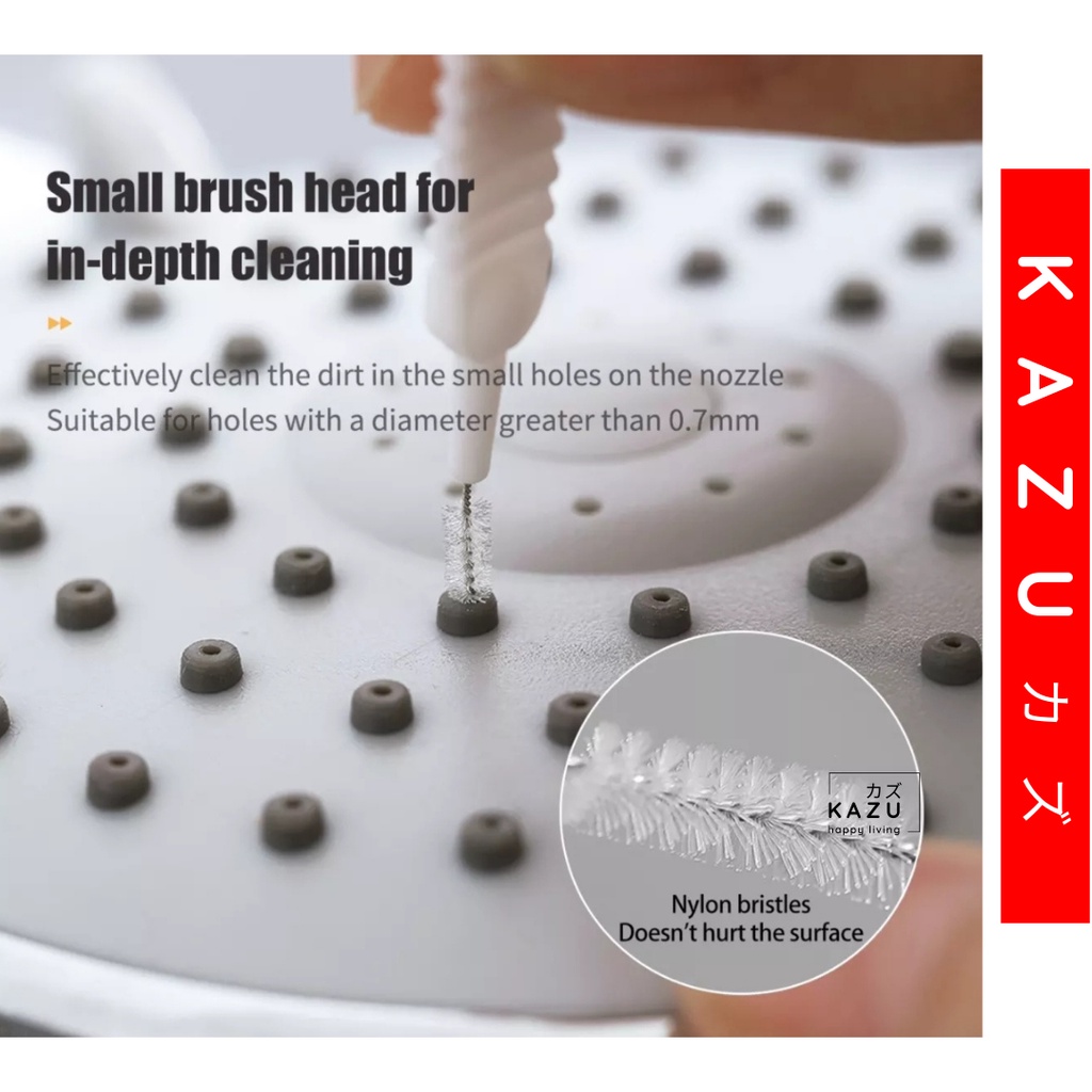 KAZU KHL225 Sikat Mini Anti Sumbat Pembersih Lubang Kecil Shower Air Serbaguna Multifungsi