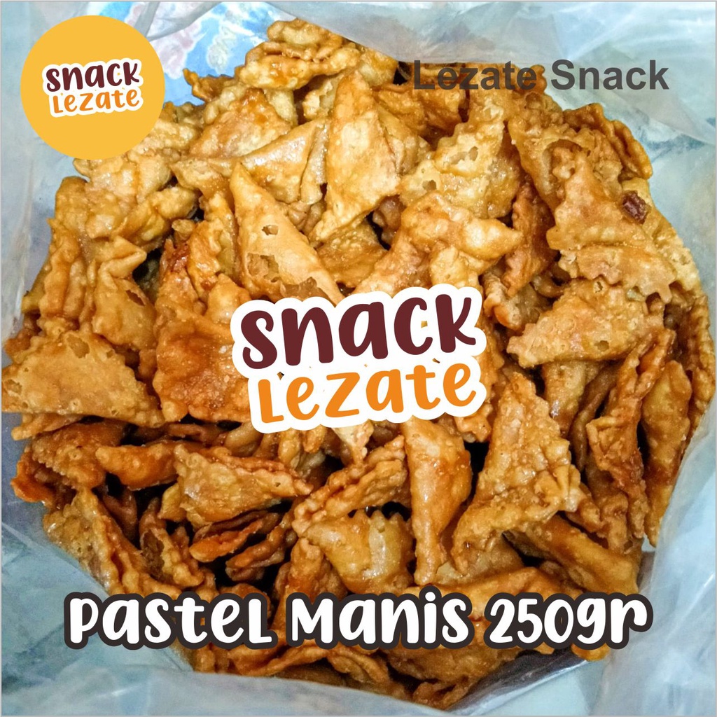 

Sedap Snack - Pastel Kering Manis 250gr Enak / Pastel Lipat Segitiga Manis Murah Pastel Kiloan / Snack Pastel Tanpa Isian Abon