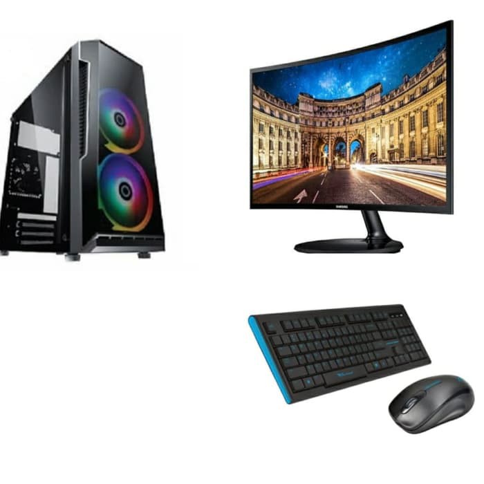 LENGKAP MONITOR 24 INCH PC Rakitan Intel Core i5 3470