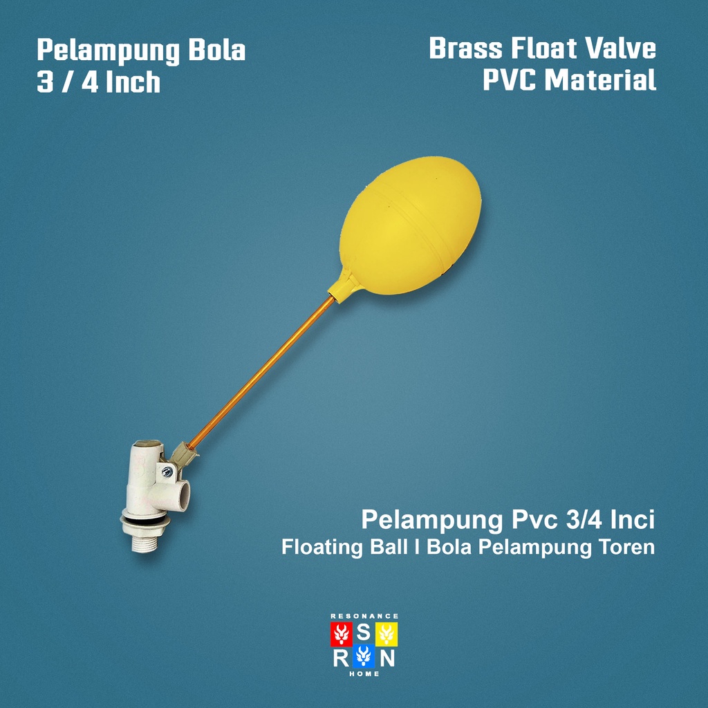 Pelampung Air Pvc 3/4 Inch Bola Pelampung Toren Resonance Home