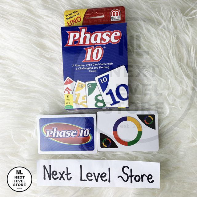 Phase 10 Fast Paced Family Fun Card UNO Party Interactive Mattel READY