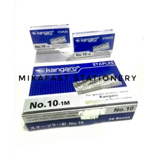 

Isi Stapler Kangaro | Refill Stapler kecil no.10