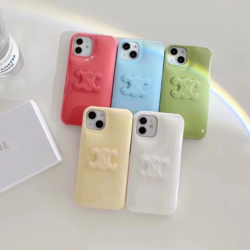 Iphone 11 Pro Max 12 Pro Max 13 Pro Max Fashion Leather Pastel Celini LV Case 12Pro 13Pro 11promax 12promax 13promax