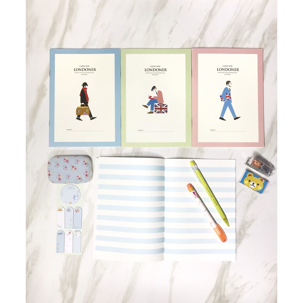 

Buku tulis notebook A5 i love london
