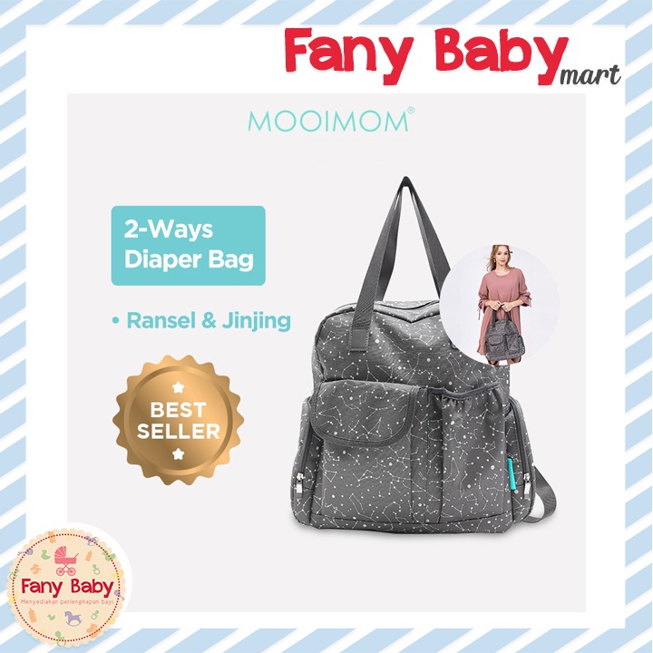 MOOIMOM 2-WAYS DIAPER BAG - A91802XZ