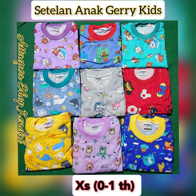 Baju Setelan Anak Gerry Kids / Baju 0-7 Th/ Piyama Bagus / Baju Anak Murah