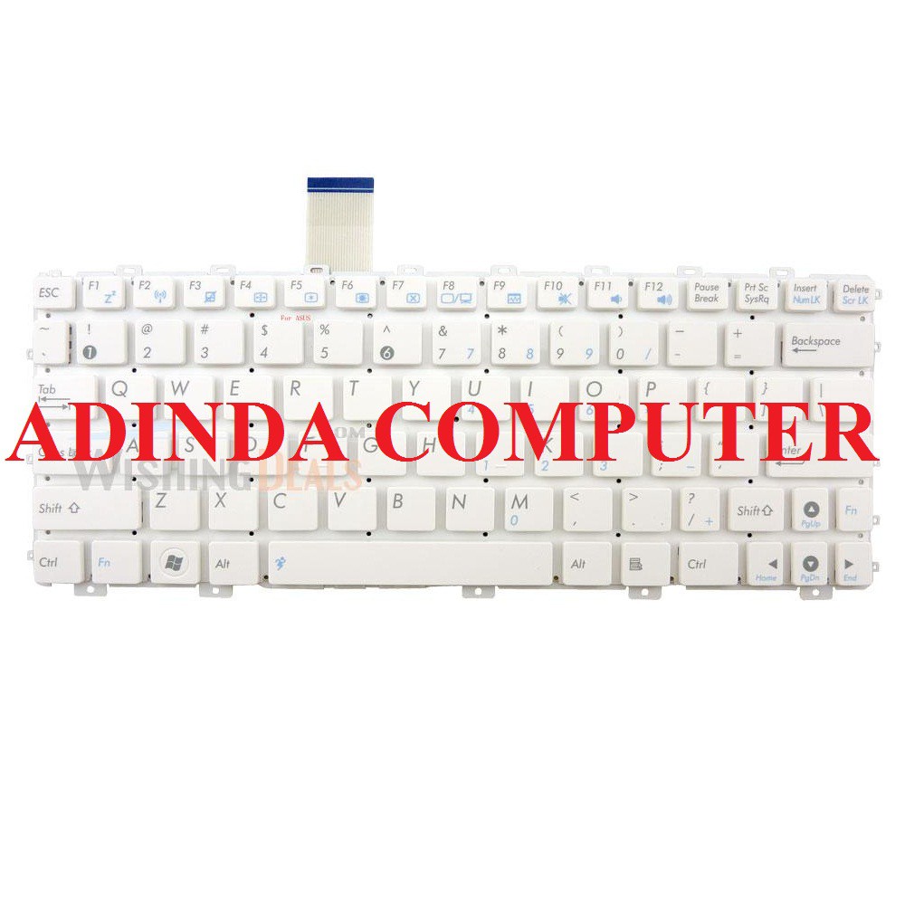 Keyboard Asus EeePC 1015 X101 X101CH X101H X101C 1015PE 1025 1025C White