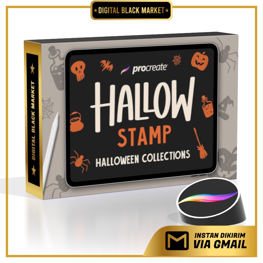 Hallow Stamp - Procreate Brush