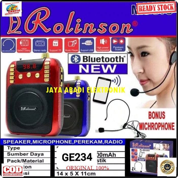 G234 ORIGINAL SPEAKER MEETING BLUETOOTH PORTABLE BISA REKAM SUARA MIC CAS WIRELESS SPIKER MEETING CHARGER METING SPK SPEKER BLUETOT BLUETOOT BLUTUT BLUETUT USB MMC MP3 PENGERAS SUARA SOUNDBEST KARAOKE VOKAL VOCAL ARTIS PROFESIONAL PRO SOUND BEST SISTEM AU