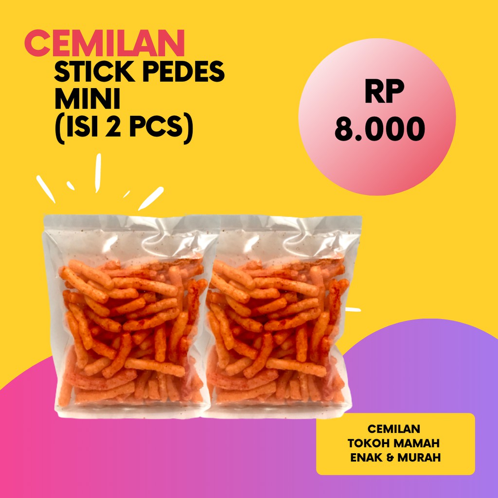 

Cemilan Stick Pedes Mini