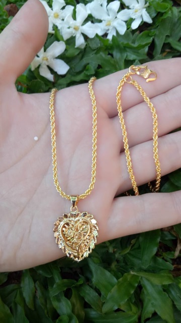 Kalung liontin 24k