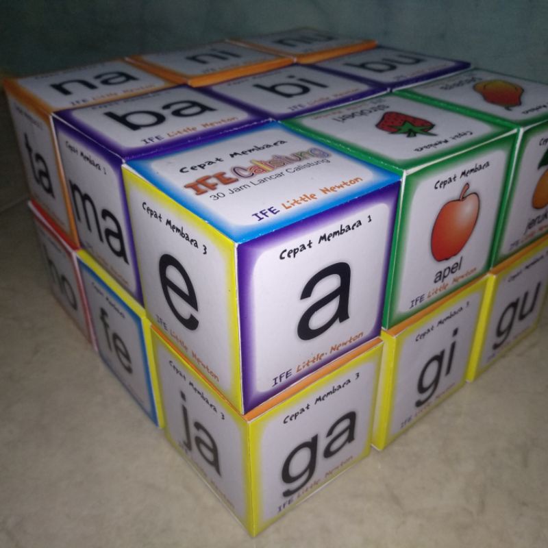 Peraga Kubus IFE Calistung (30 Jam Lancar Calistung)