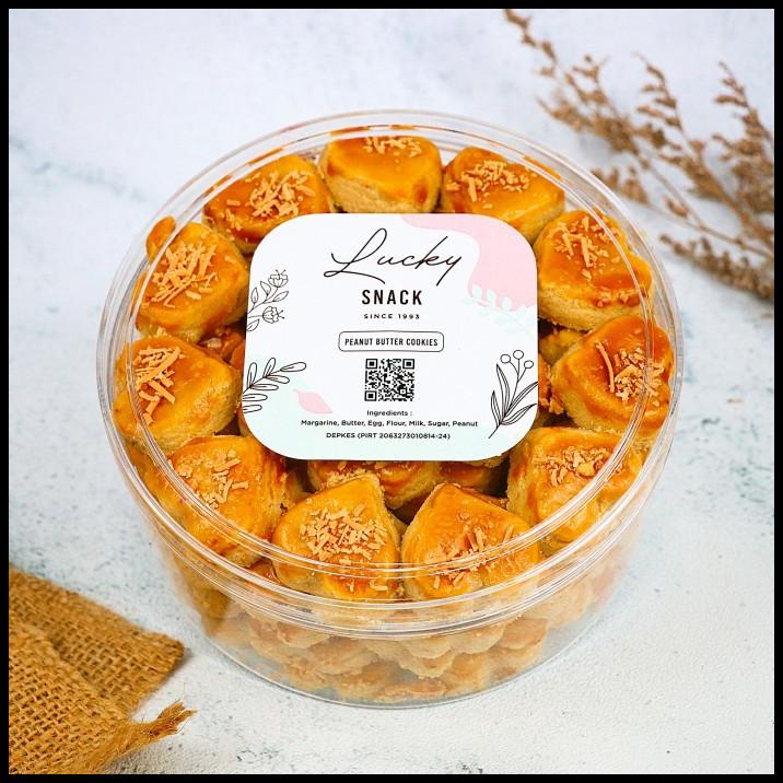 

Kue Kering "Kue Kacang" Wisman Uk 500 Gram Toples Bulat