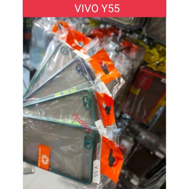 Case Aero My choice Vivo Y55 Vivo Y55S Vivo 1610 Silikon Softcase Casing Dove Pelindung Camera