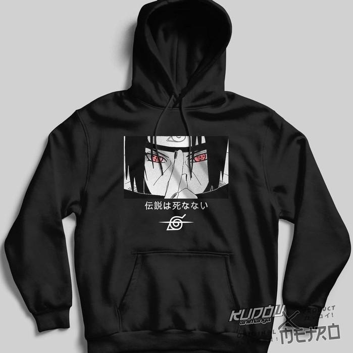 Hoodie Anime Naruto Uchiha Itachi Akatsuki Black Sweater Itachi Character Anime