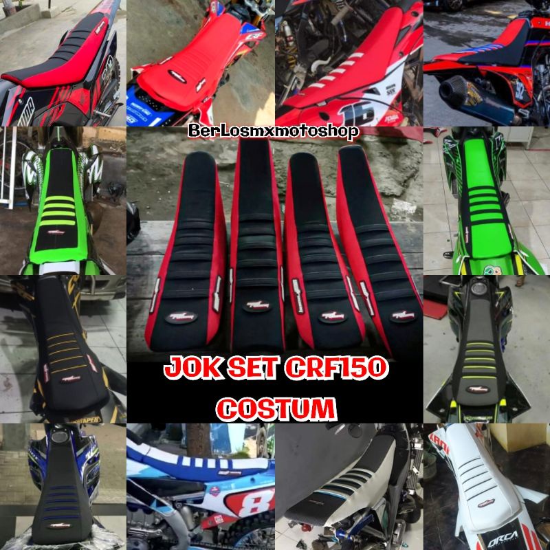 Jok Crf 150L Set Jok Motor Honda CRF Supermoto Costum Warna Bahan Premium
