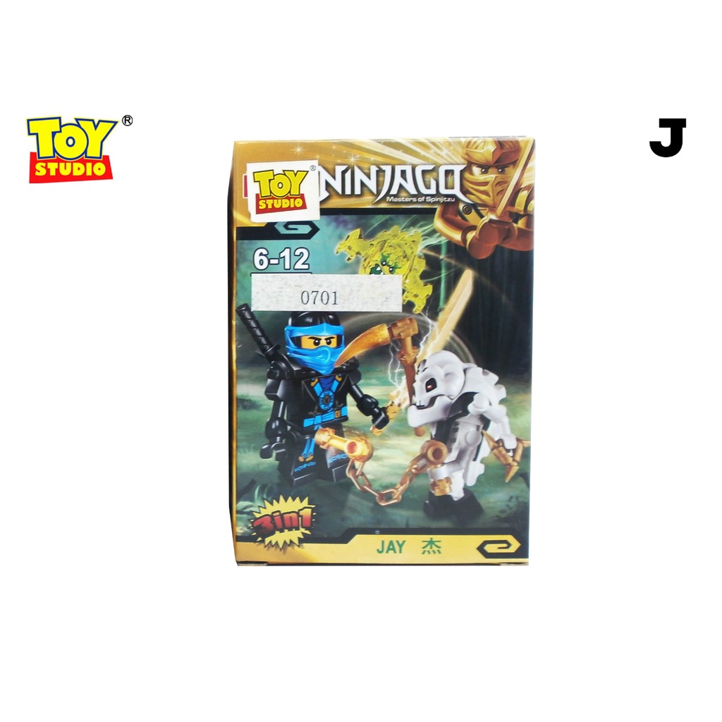 Mainan Anak Toy Studio Ninja Go + Ghost /5Asst