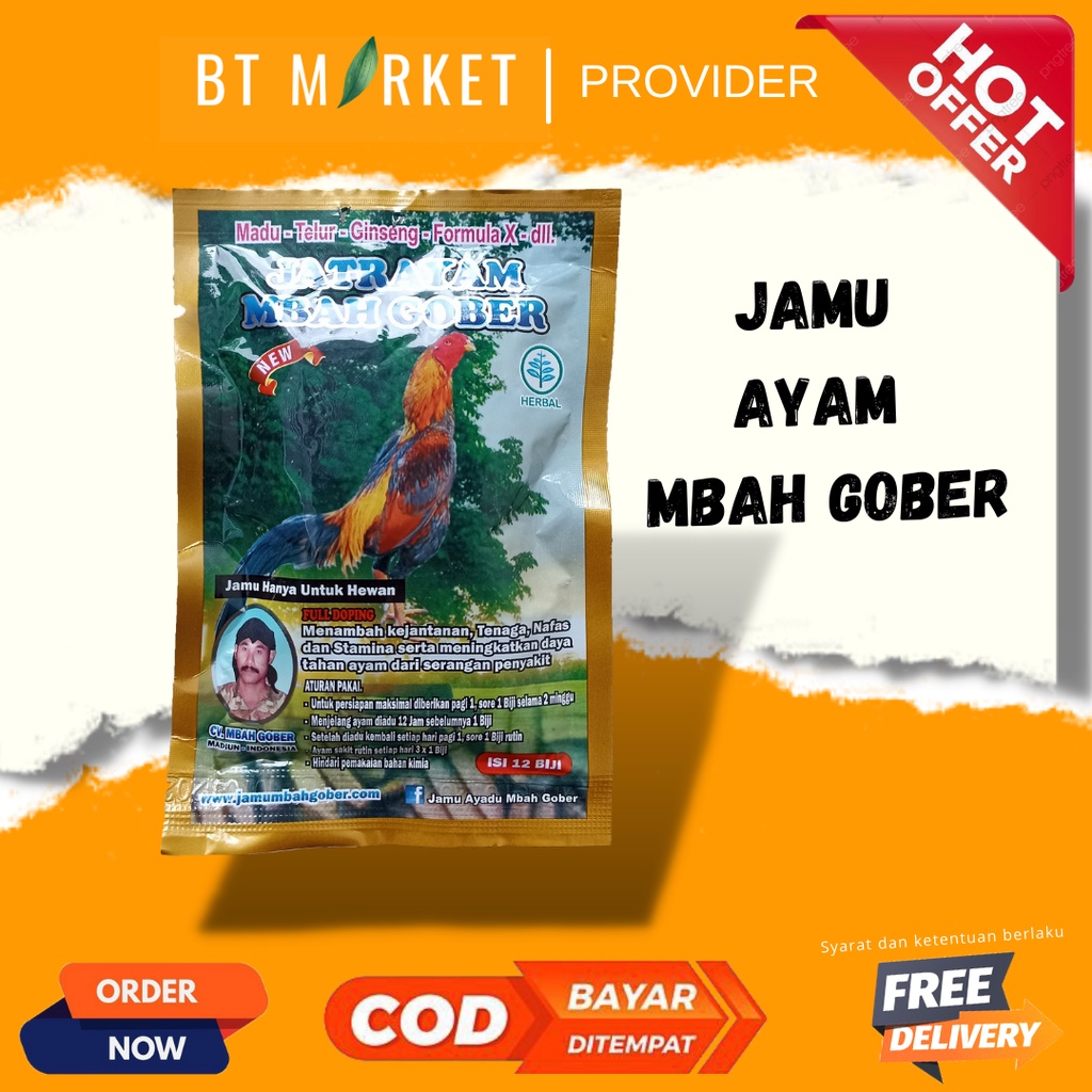 MBAH GOBER Jamu Stamina Doping Ayam Jago