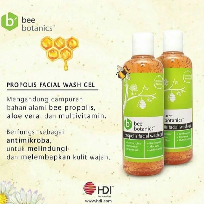 HDI Bee Botanics Propolis Facial Wash Gel
