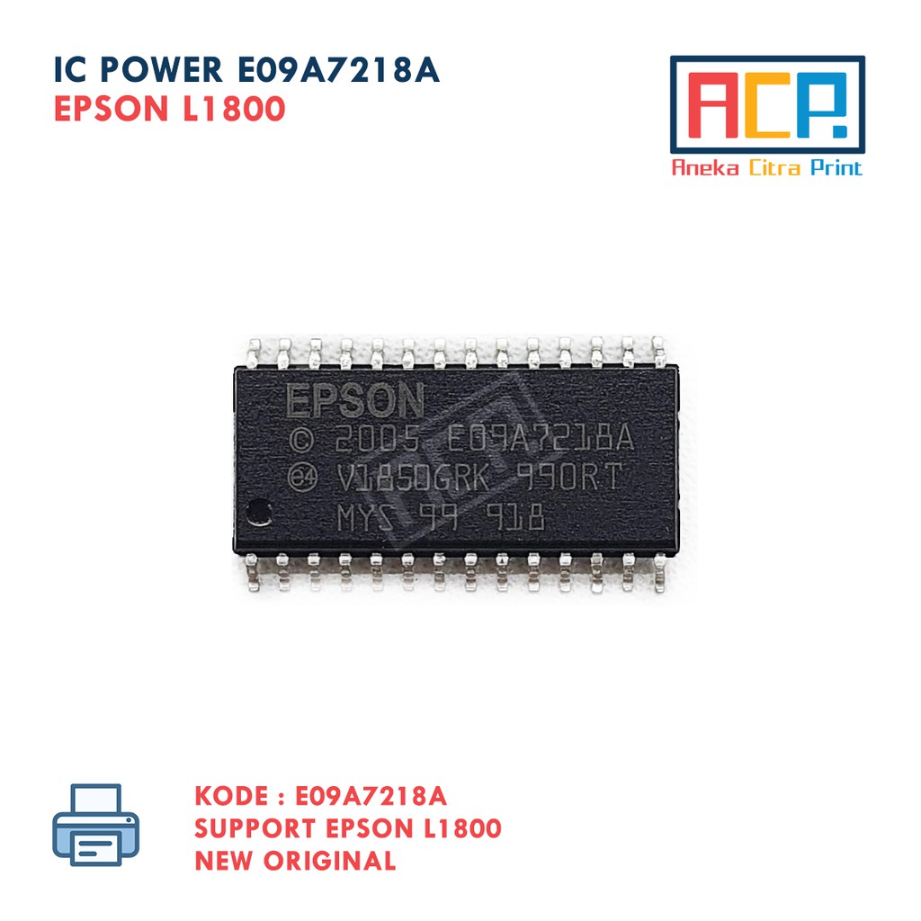 IC Power Epson E09A7218A / IC Mainboard Printer L1800 L-1800 28 Pin