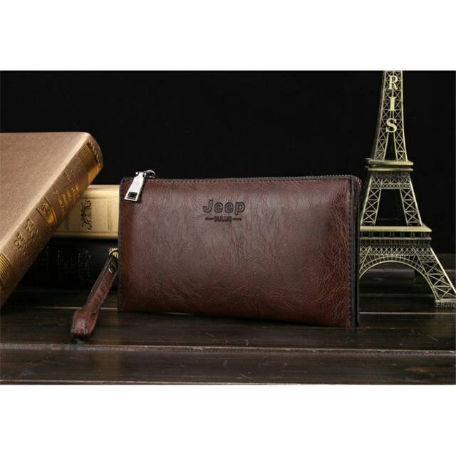 Dompet Panjang Kulit Elegan Pria Handbag Wallet - A0002