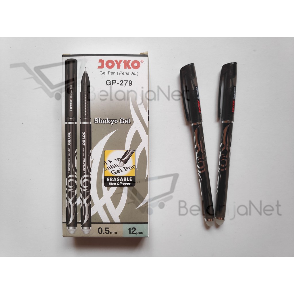 Pen Shokyo Gel GP-279 Joyko Erasable Pen / Pen Bisa Dihapus [1 LUSIN]