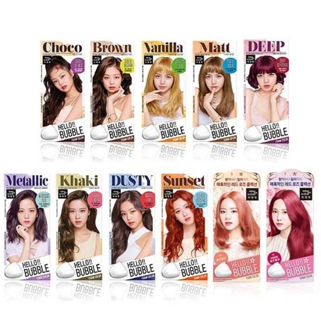 [READY] Mise En Scène Hello Bubble Foam Hair Color Blackpink-4