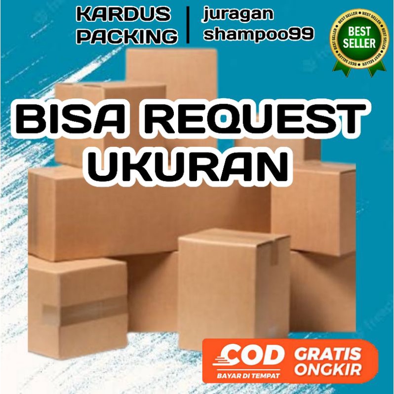 

Kardus Packing berbagai ukuran sesuai permintaan (untuk saat ini masih dipergunakan untuk packing tambahan prmbelian produk di toko kami )