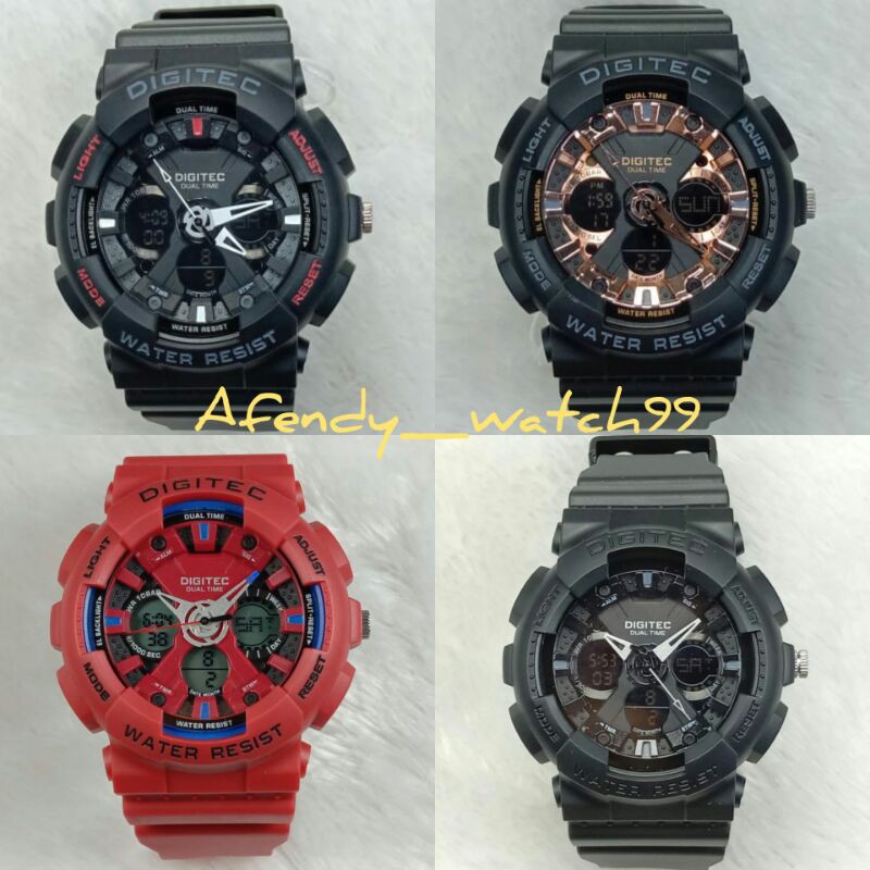 Jam Tangan Pria Original Digitec DG-2032T Rubber Jam Sport