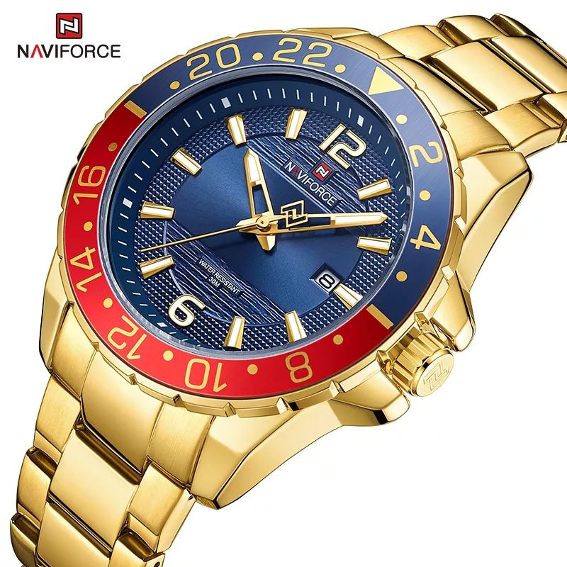 JAM TANGAN PRIA CASUAL TERBARU MEREK NAVIFORCE NF-9192 GP 4