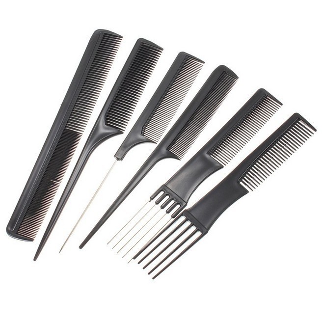 1 Set Sisir Rambut Salon Hair Combinasi 10pcs berbagai bentuk