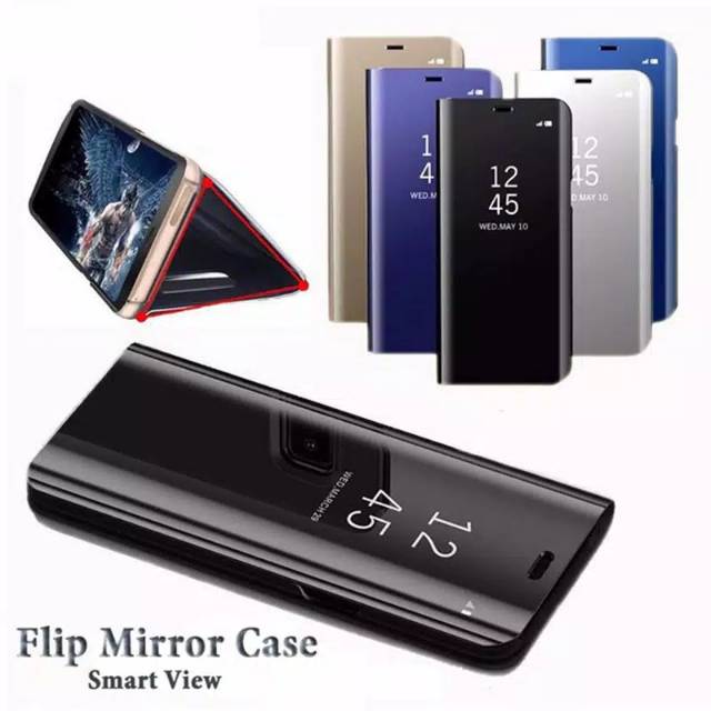 SAMSUNG A52S 5G A32 4G A32 5G A52 A72 A12 M51 M11 M21 M31 CASE CLEAR VIEW MIRROR FLIP STANDING HARDCASE WALLET STAND