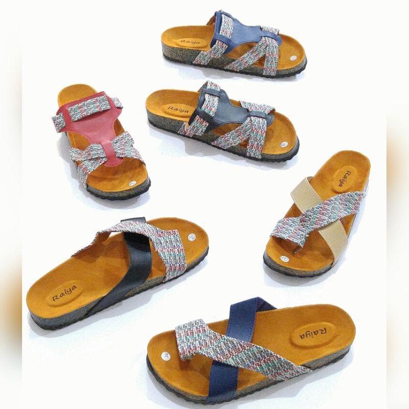 OBRAL CUCI GUDANG BORNEO RY01 dan RY12 Sendal Sandal Tali by Xavyera