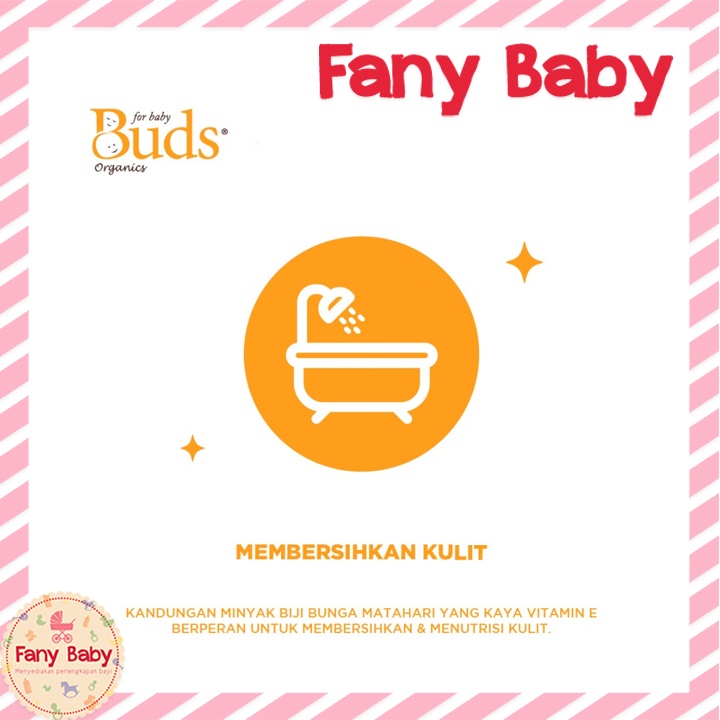 BUDS BABY ORGANICS HAPPY BABY HEAD TO TOE CLEANSER 250ML