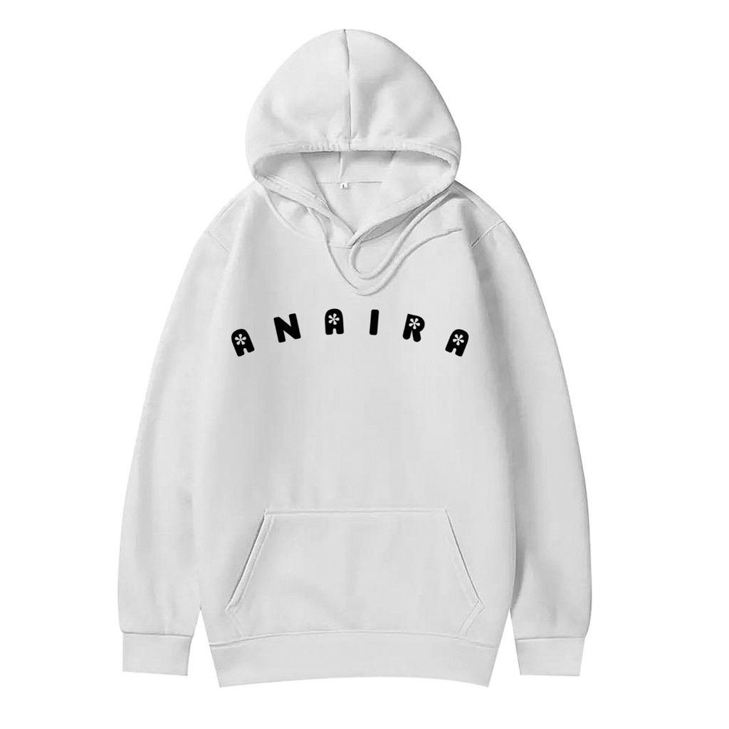 ANAIRA LOGO FLOWER HOODIE JUMPER Size M-XXL