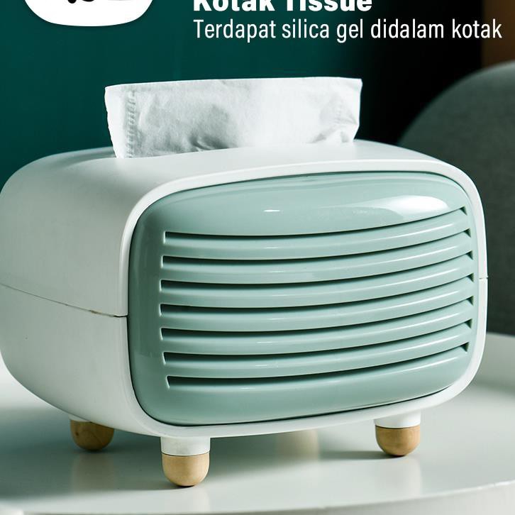 ✻ Angola Tissue Box Organizer D49 Tempat Wadah Tisu Kotak Tissue ➦