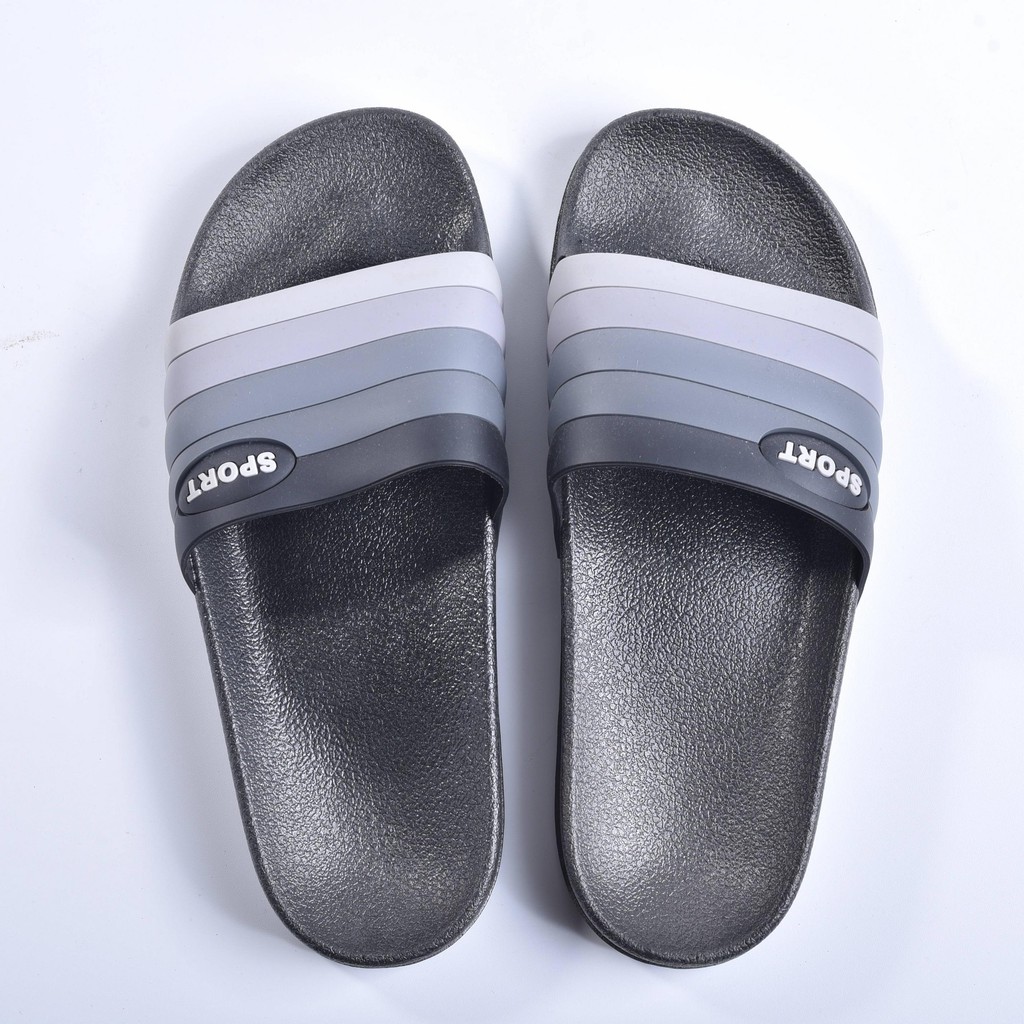 OKIDOKI Men Slippers Gkc129 Black - Sandal Pria