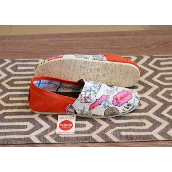 

Wakai Paris Orange Canvas