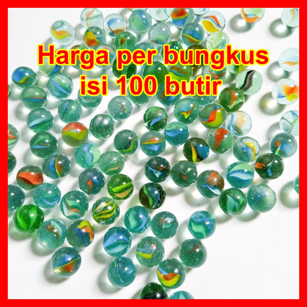 Kelereng Gundu Neker kaleci Guli Setin Ekar Kleker Klereng Marble Toy Mainan Anak Tradisional Pop It