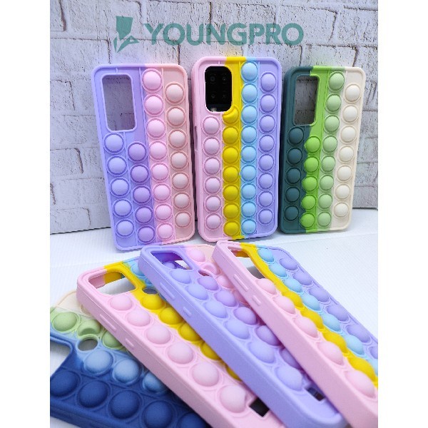 SOFT CASE POP IT REALME 8 - CASE PENGHILANG STRESS PUSH IT